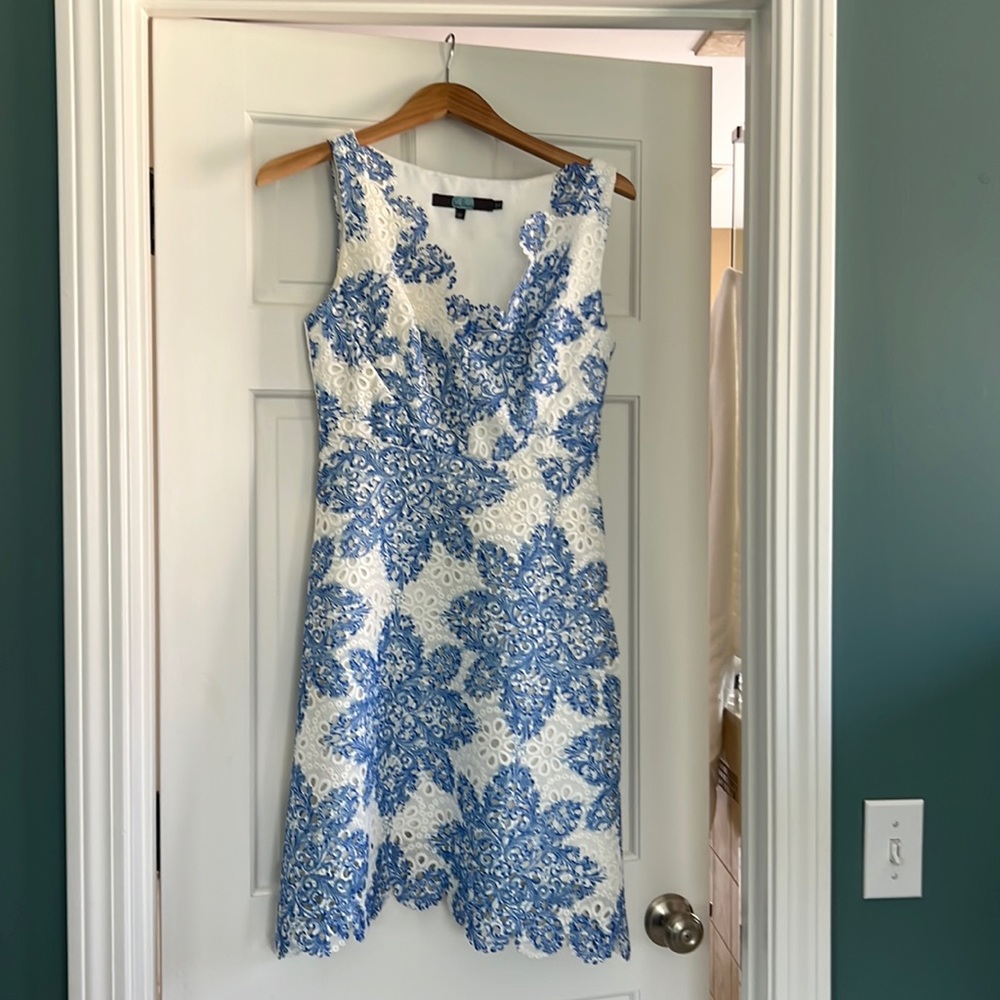 Eva Franco lined lace dress